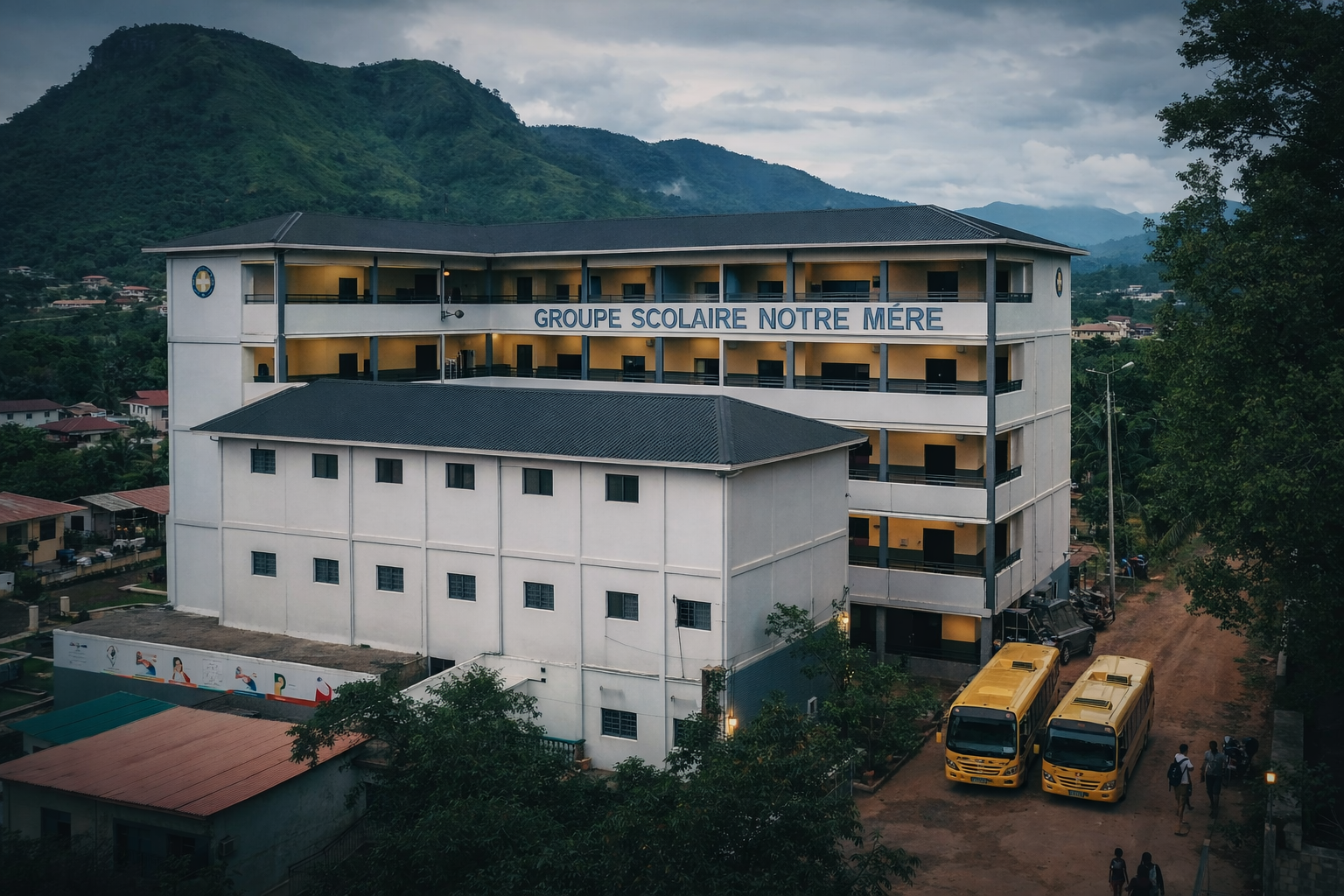 Bâtiment principal du Groupe Scolaire Notre Mère